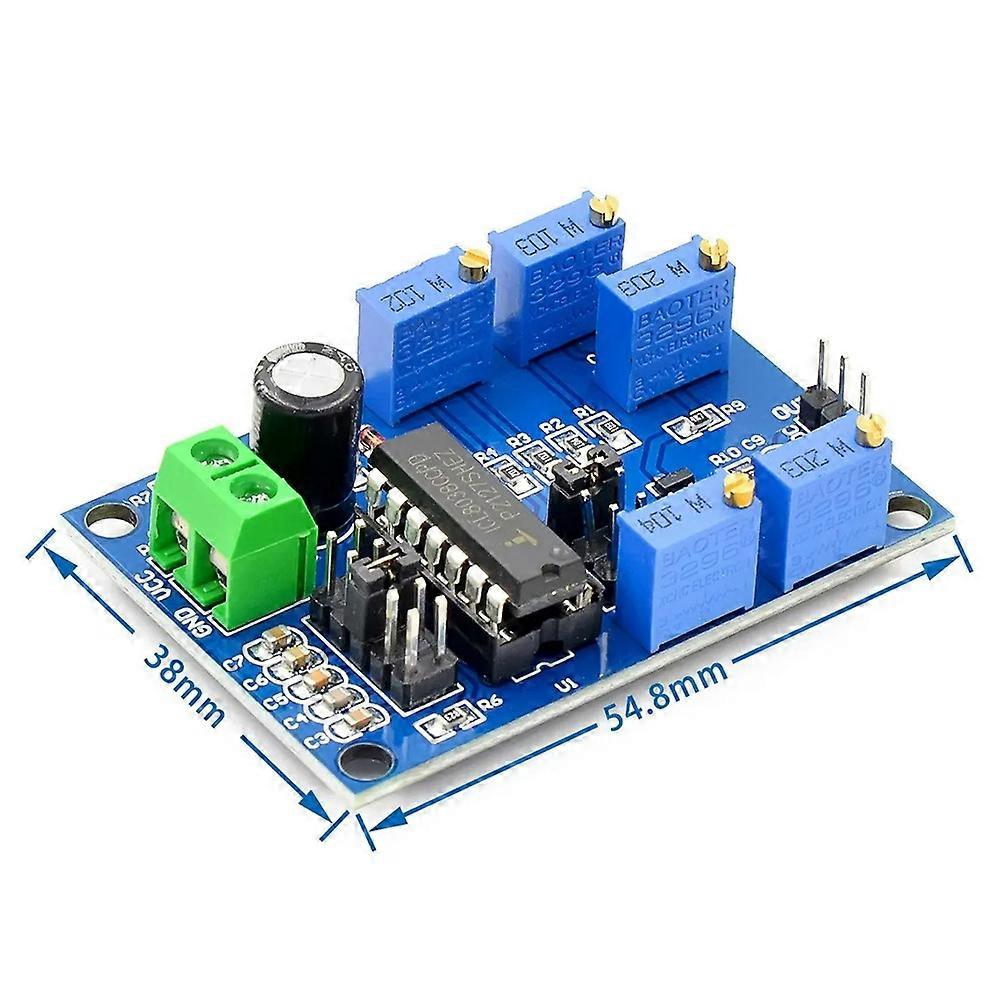 ICL8038 Signal Generator Medium/Low Signal Frequency 10Hz-450KHz Triangular/Rectangular/Sine Wave Generator Module