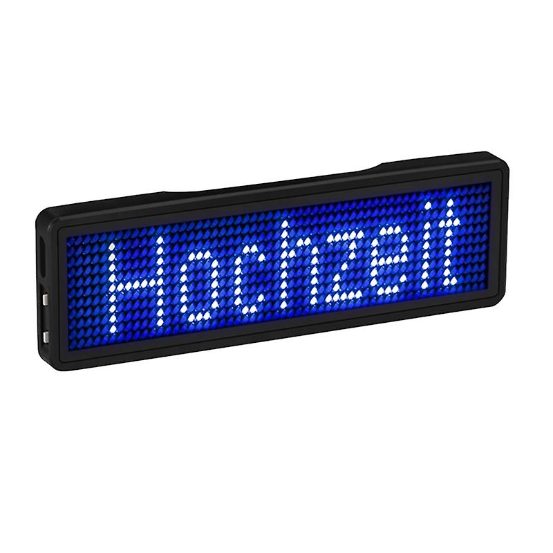 Bluetooth LED Name Rechargeable Light Sign DIY Programmable Scrolling Message Board Display LED,Typ