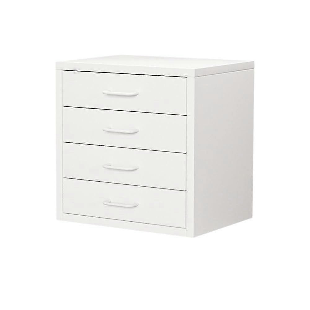 Stackable Style Carbon Steel Multilayer Desktop Drawer Cabinet White Desktop File And Picture Book Storage