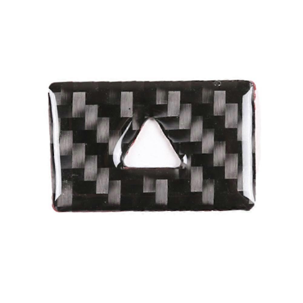 Warning Light Switch Button Cover Trim Sticker Frame,Black