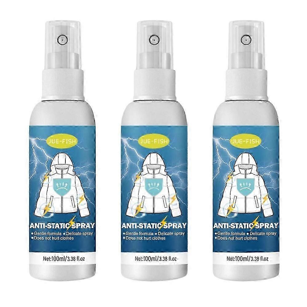 Anti-static Spray, Remove Static Electricity from Hair and Clothes , Does Not Hurt Clothesis, Safe and Does Not Irritate