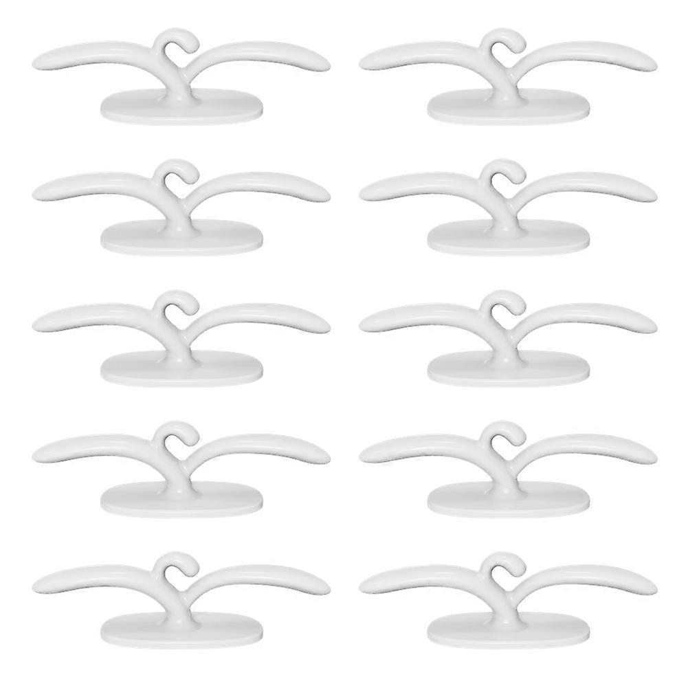 Kitchen Wire Winder Household Wire Organizer Plug Hook Holder White