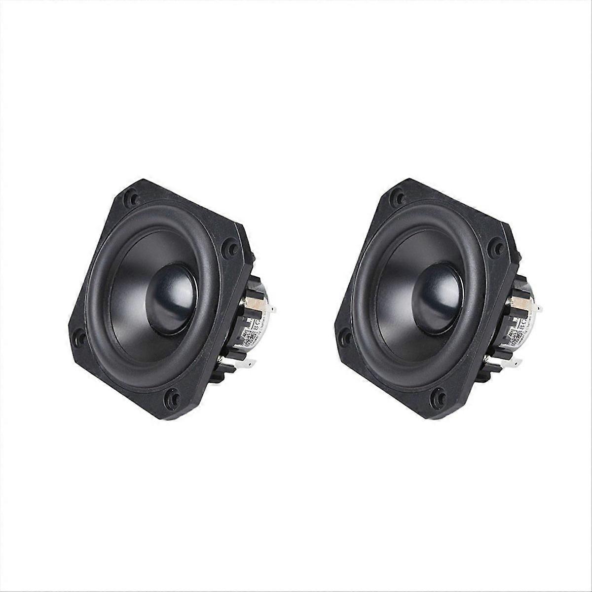 2Pcs Speakers, 8 Ohm 25W Rectangular High Fidelity Speakers,