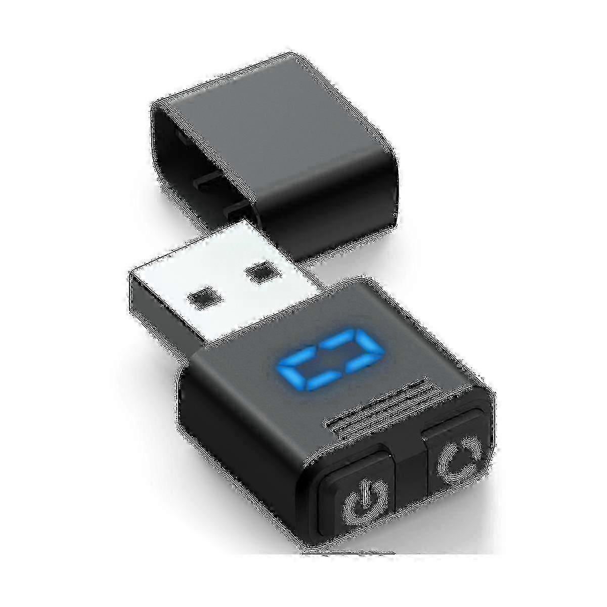 Usb Mouse Jiggler Undetectable Mouse Mover With Separate Mode And On/off Buttons,digital Display An