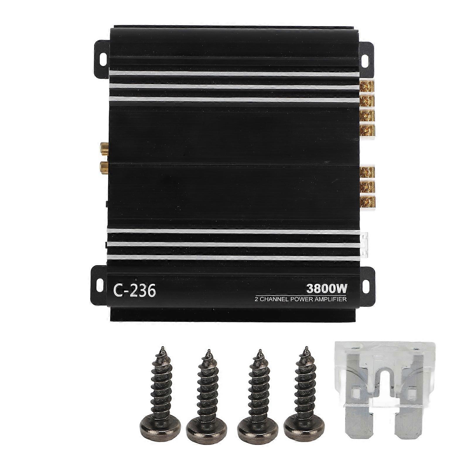 Lautsprecherverstärker für Car-Audio 90dB Monoblock Metall universal