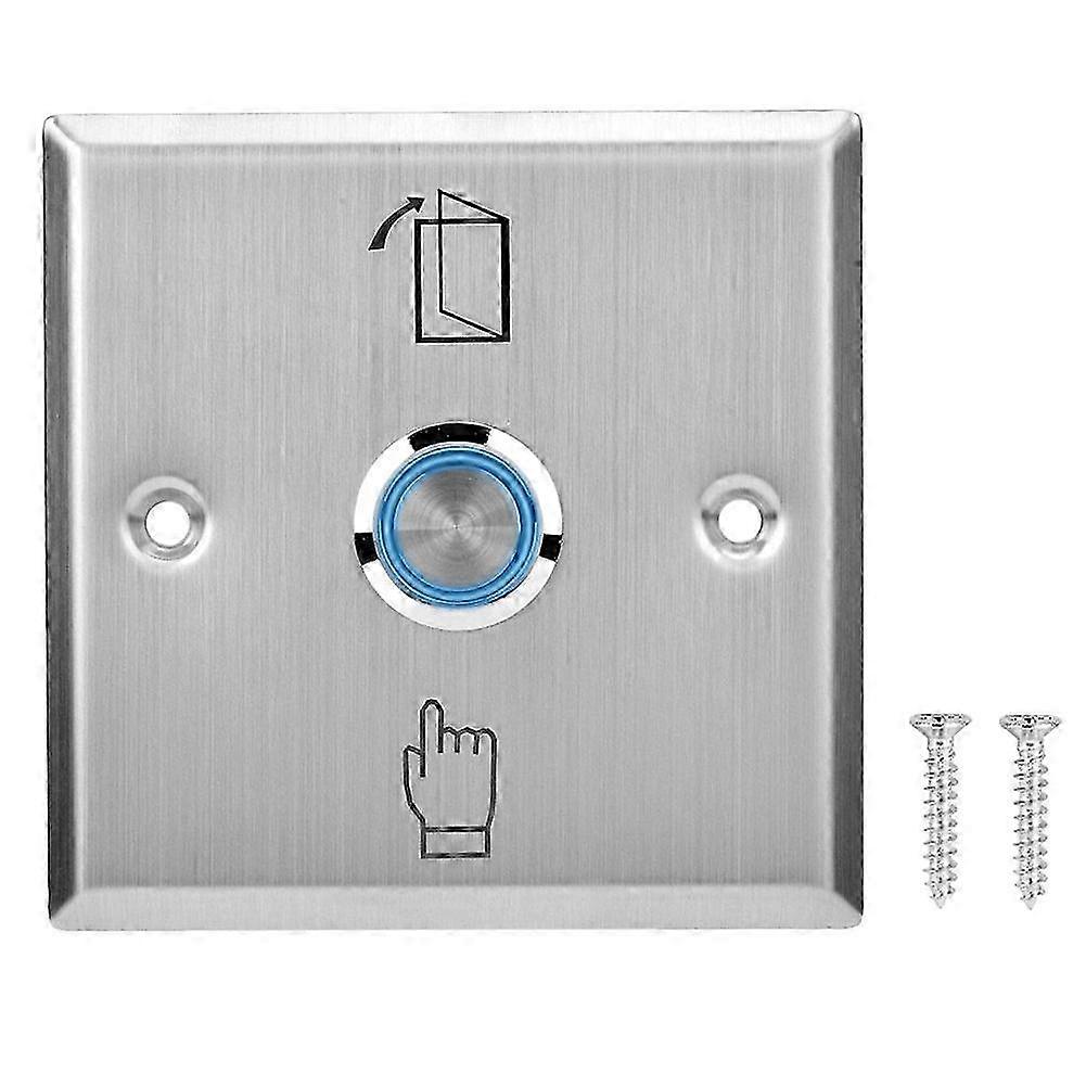 Door Access Control System Exit Button Door Push Release Switch With Indicator Light