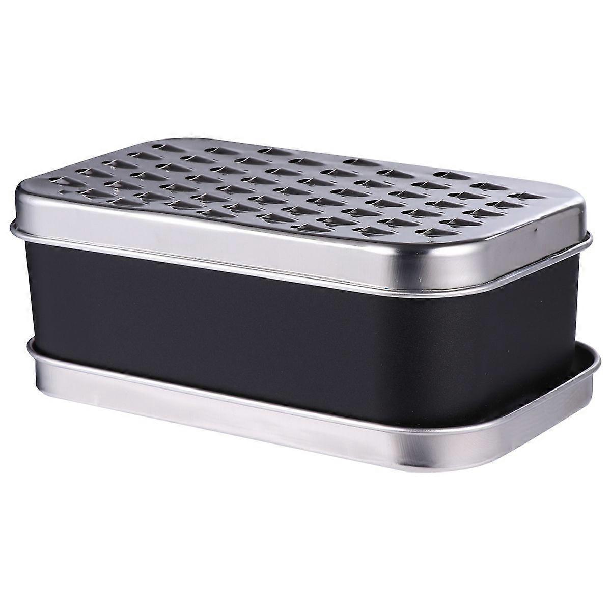 1pc Kitchen Chees Vegetable Grater Storage Container Design Auxiliary Tool
