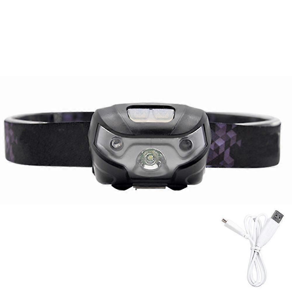 Usb Rechargeable Headlamp Flashlight -  Bright Led Head Lamp For Running, Camping & Work