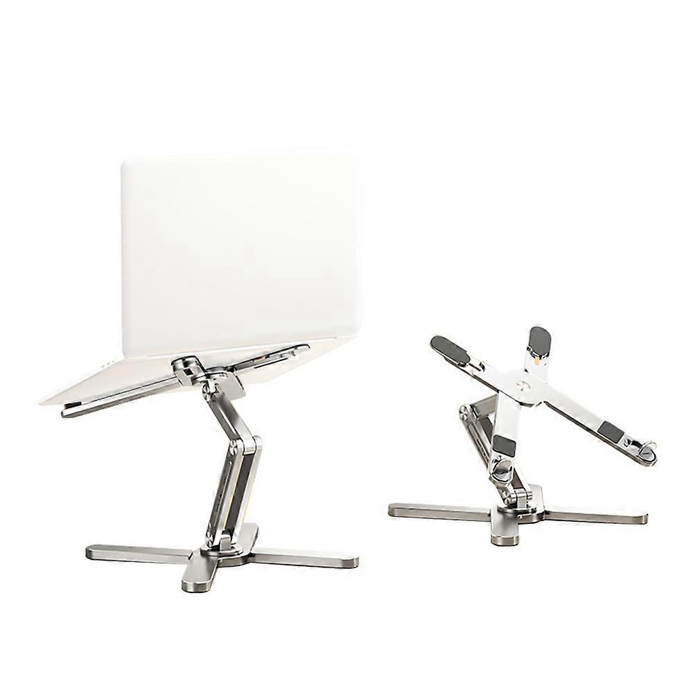 Laptop Stand 360 Rotating Metal Foldable Holder for 16 Inch Notebook Ergonomic Riser