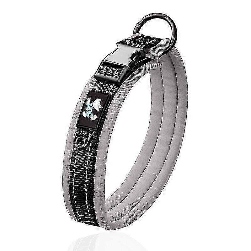 Dog Collar Soft Padded Adjustable Reflective