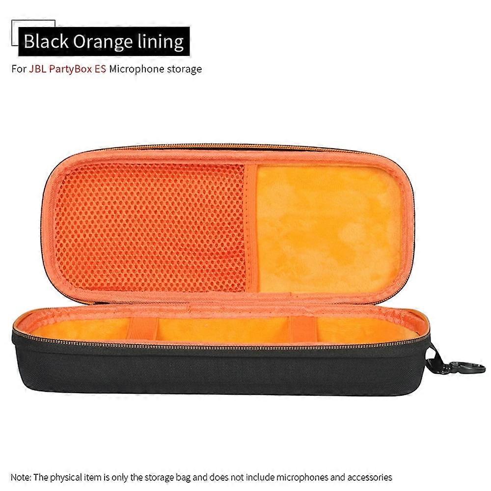 Hard EVA Carrying Case For compatible with JBL PartyBox ES Speaker Microphone Storage Box Portable Bluetooth K Song Mic Travel Storage Hand Bag
