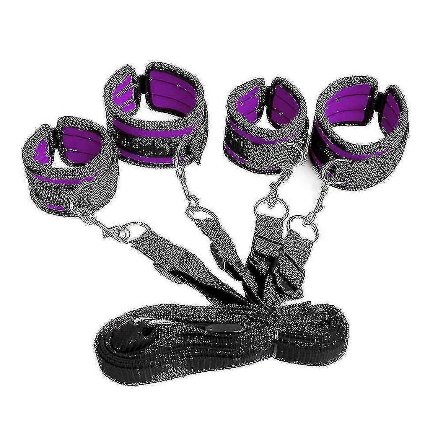 Pt Soft Leather Cuffs Set Adjustable Straps Kit For Hand-wrist-ankle
