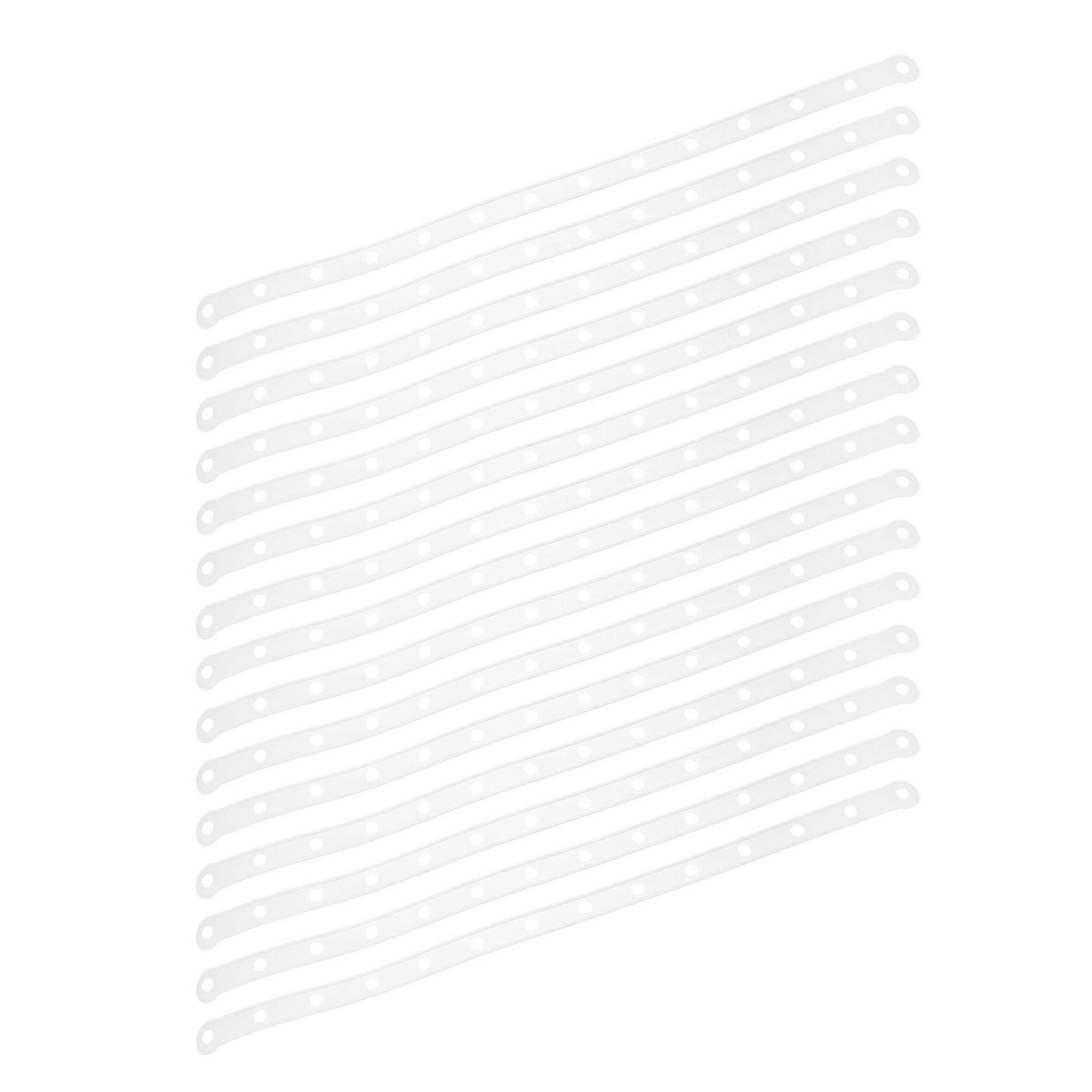 Clothes Rack Display Strips Plastic Hanger Connection Clip 30Pcs for Clothes