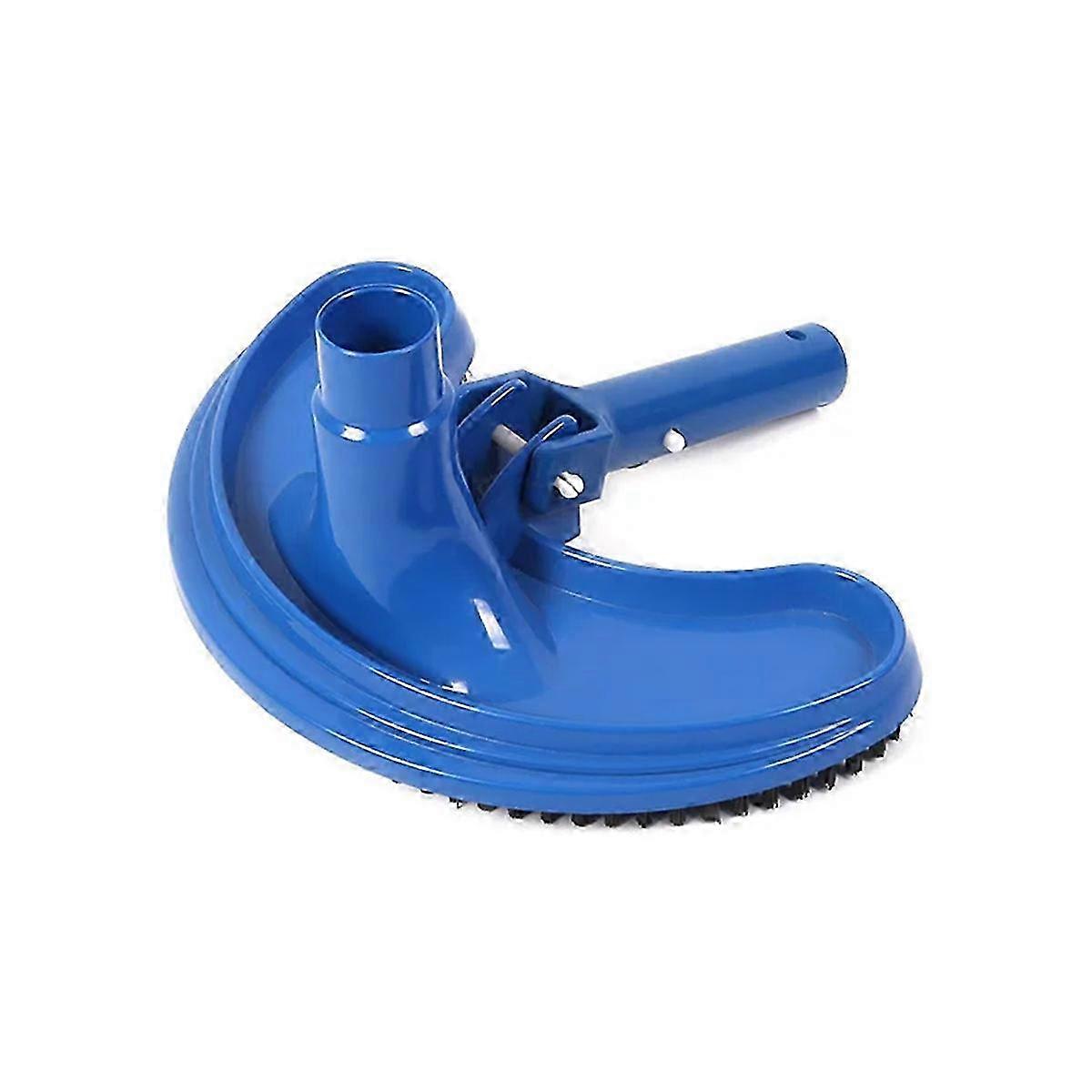 Curve swimming pool head with flexible suction brush cleaner
