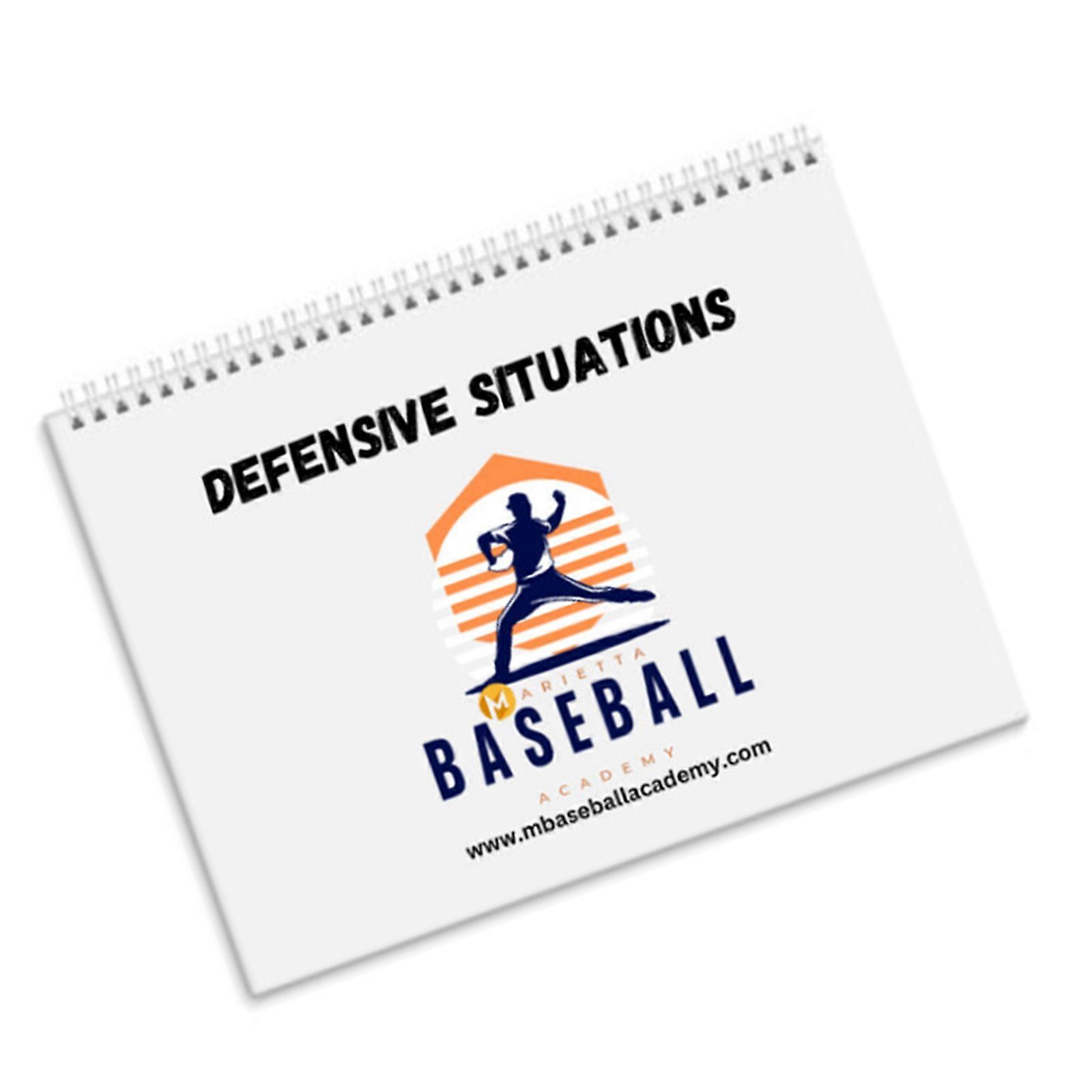 Confidence Building Baseball Drill Handbook Baseball Defensive Rotations Book Coaching Handbook for Youth Player Multicolor