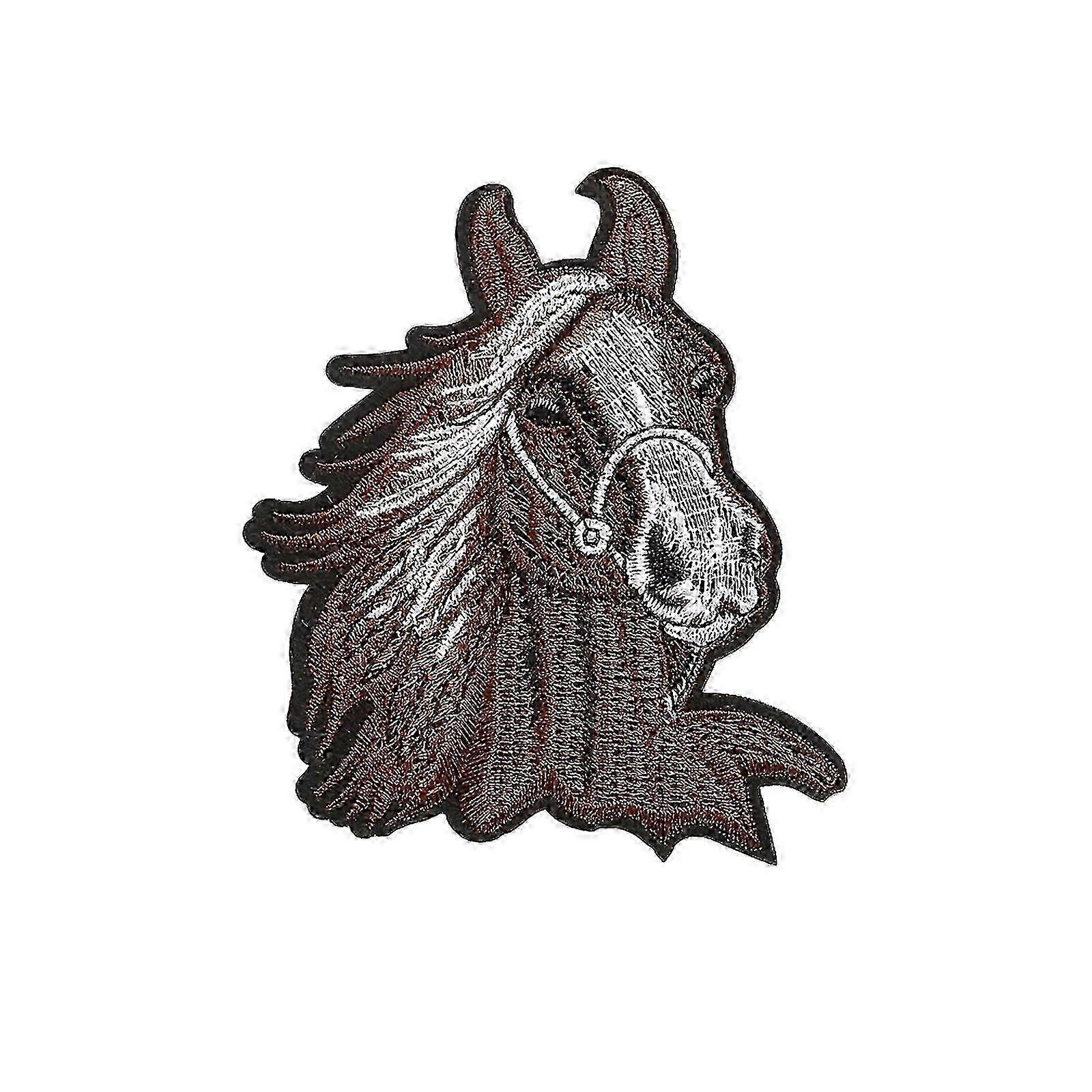 Ponies Embroidered Patches Horse Head Sewing Patches Iron On Patches Applique Patches Sew On Patches for Clothes Bag z