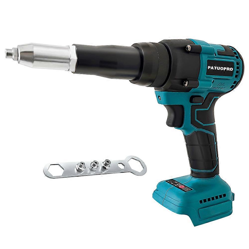 Brushless Electric Rivet Gun Cordless Rivet Nut Gun Drill Insert Automatic Riveting Tools For Makita 18V Battery(No Battery)
