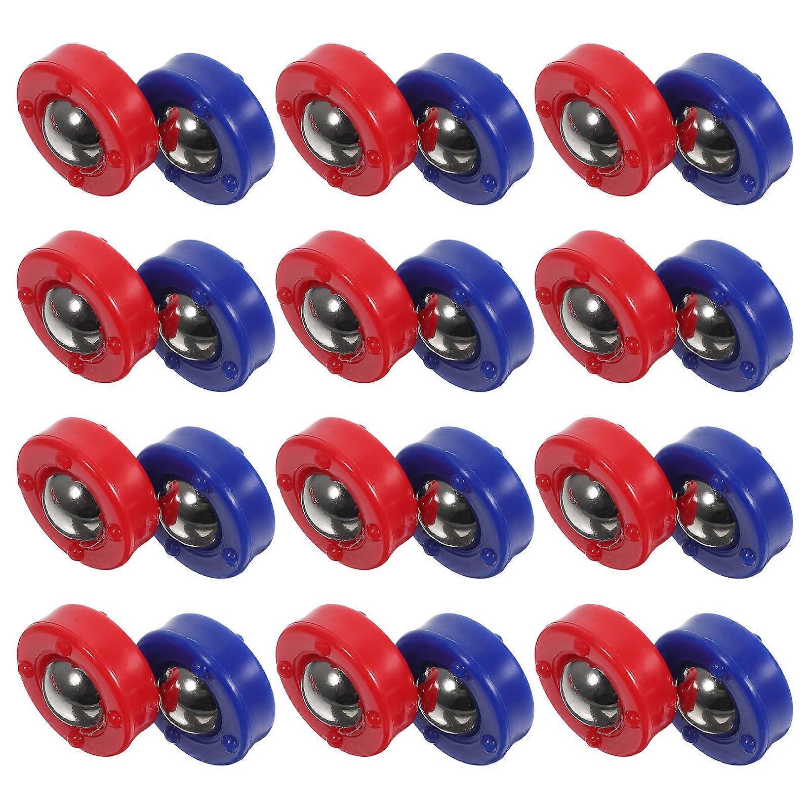 24pcs מיני Shuffleboard שולחן רולרים כדורים Shuffleboard קרלינג אביזרים חלופיים