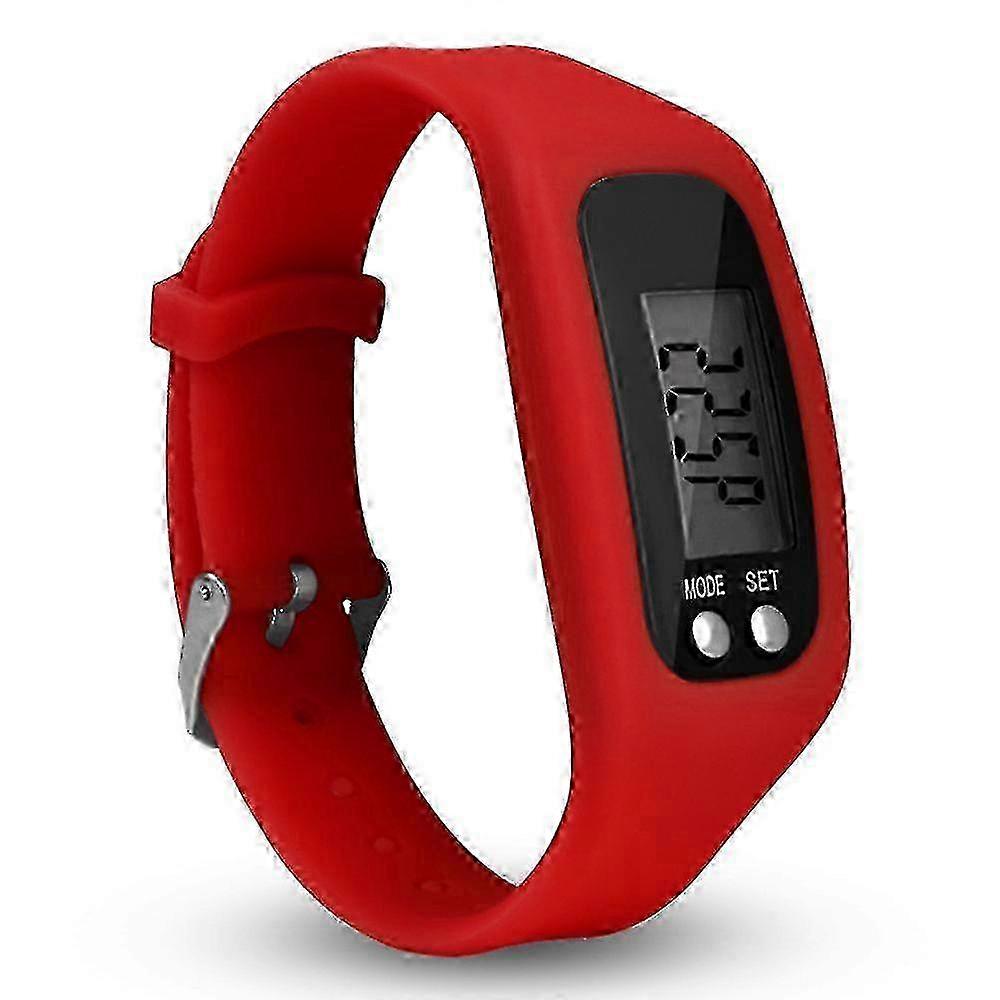 e Kids Pedometer Watch With Lcd Display Step Counter Walking Fitness Tracker Wrist Band