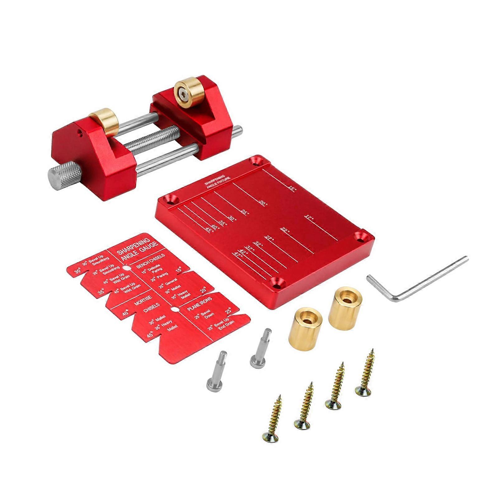 Accuracy Shape Sharpening Tool Set With Global 5 32In To 3In Clamping Capacity And Permanent Metal Building  red