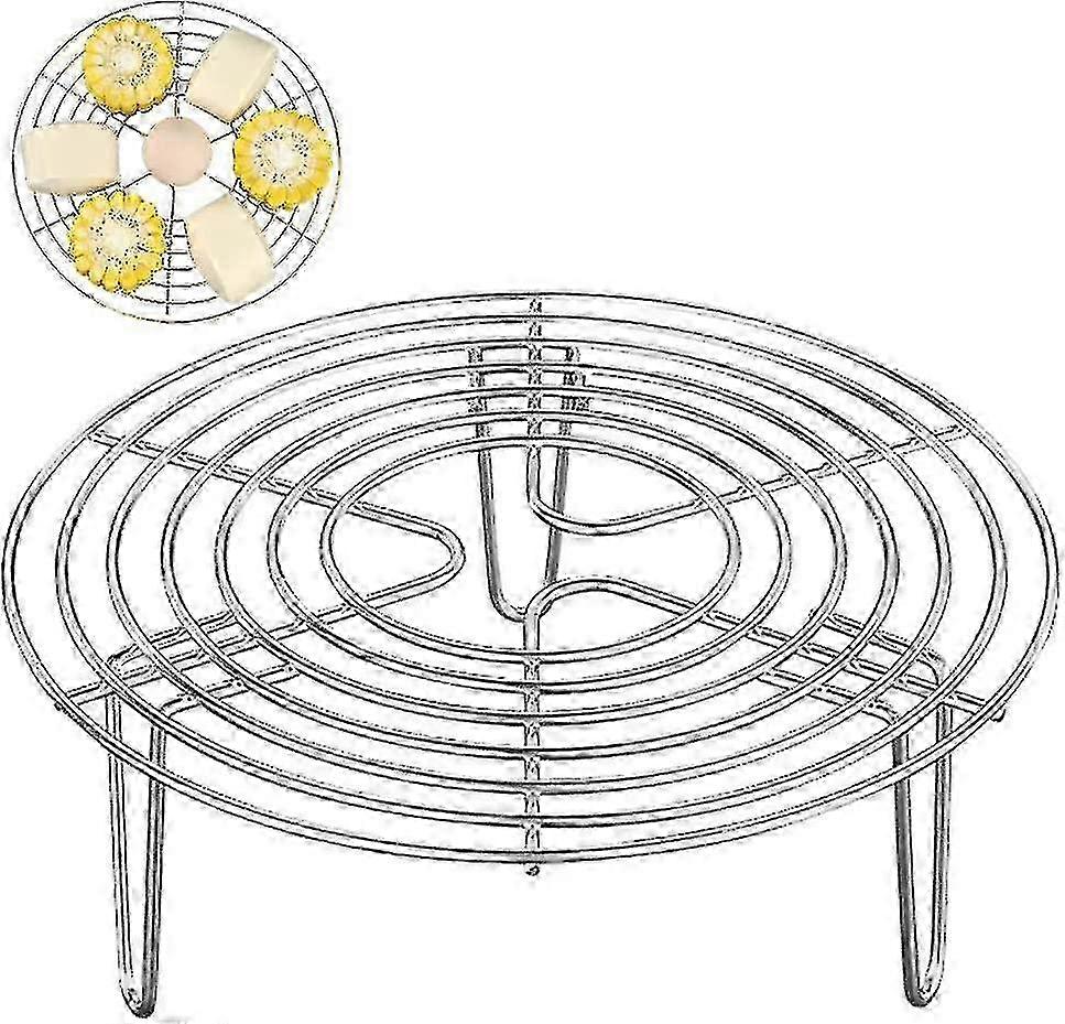 20 cm stainless steamer rack, tripod, pressure-cooker