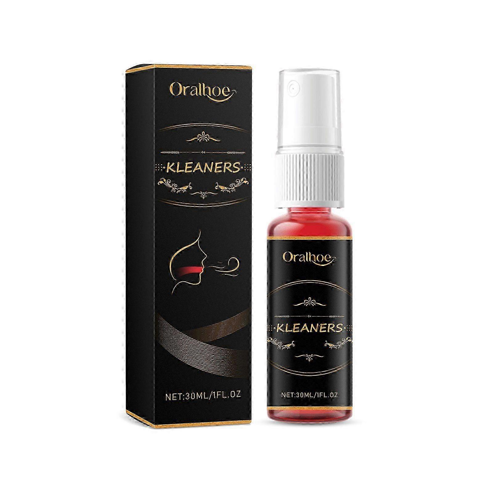 mouth cleaning spray contains lemon extract, AGAR gel