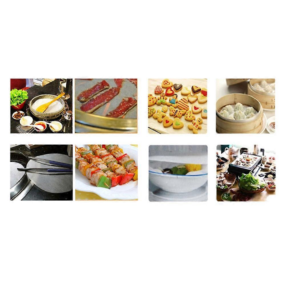 Non Stick BBQ Paper for Safe and Convenient BBQ Experience Lightweight Easy to Use and Store White 26cm Diameter