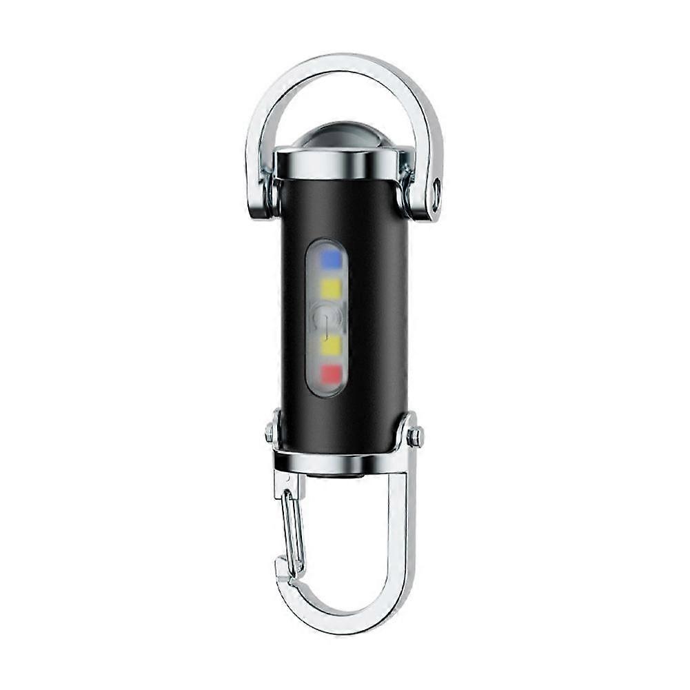 TYPE-C Rechargeable COB Flashlight Keychain -Waterproof Pocket Light for Camping, Emergency & Hiking | Portable Keyring Torch