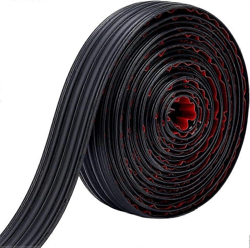 5.5Yds Self Adhesive Wallpaper Border Base Molding Trim Sticky Decorative Wall Edge Lines Baseboard Corner Guards Peel and Stick Caulk Strip for Home 