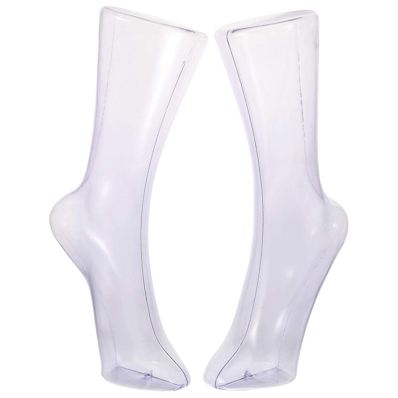 Plastic Sock Foot Model for Display with 8Pcs Sock Foot Models