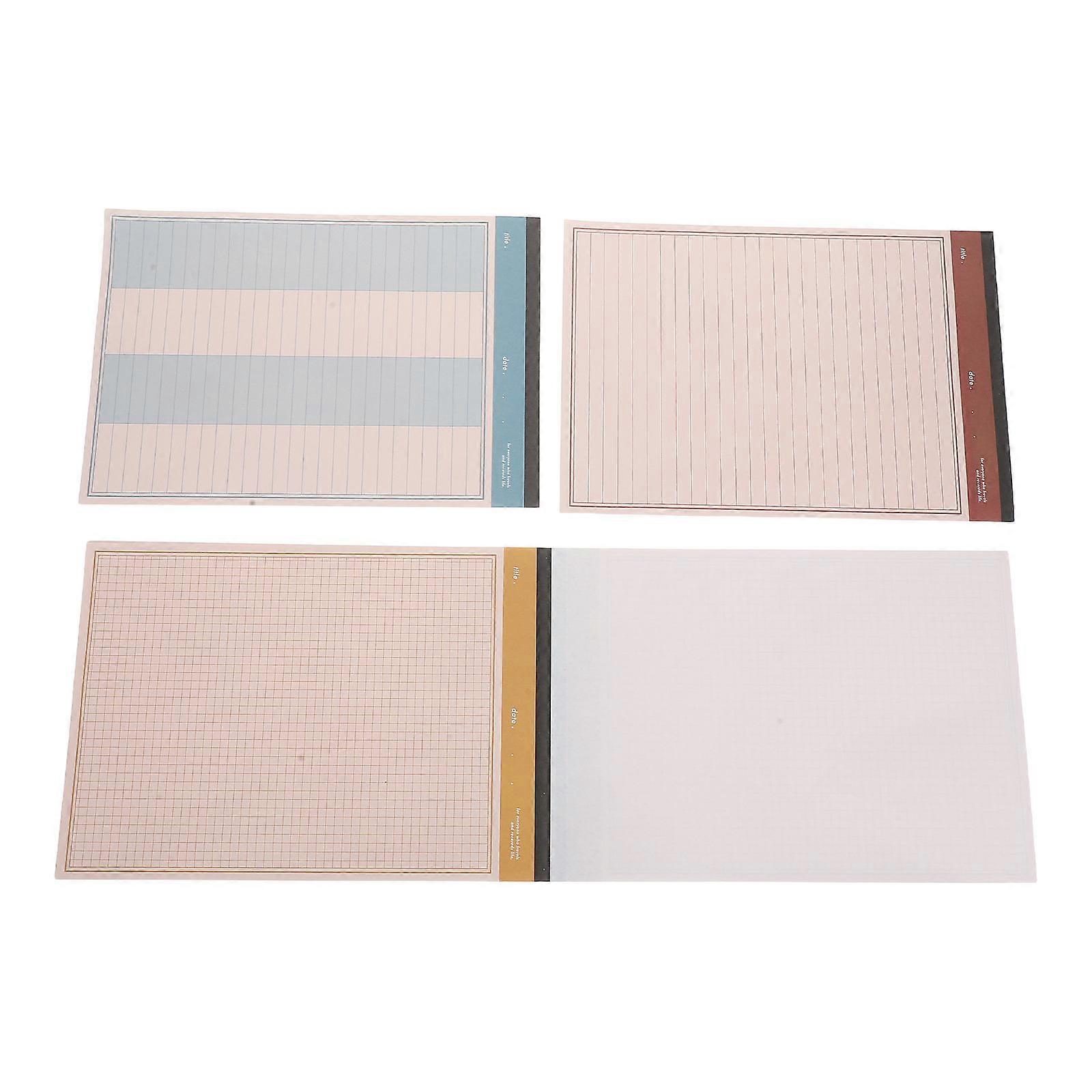 Learning Notepad for Writing 3Pcs Tearable Legal Lined Pads with Smooth Paper