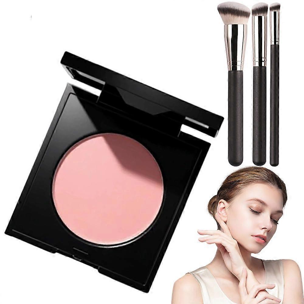 Under Eye Concealer and Color Corrector for Dark Circles, Dual Shade Hydrating Formula with Brush (Pink, 3 Brushes)