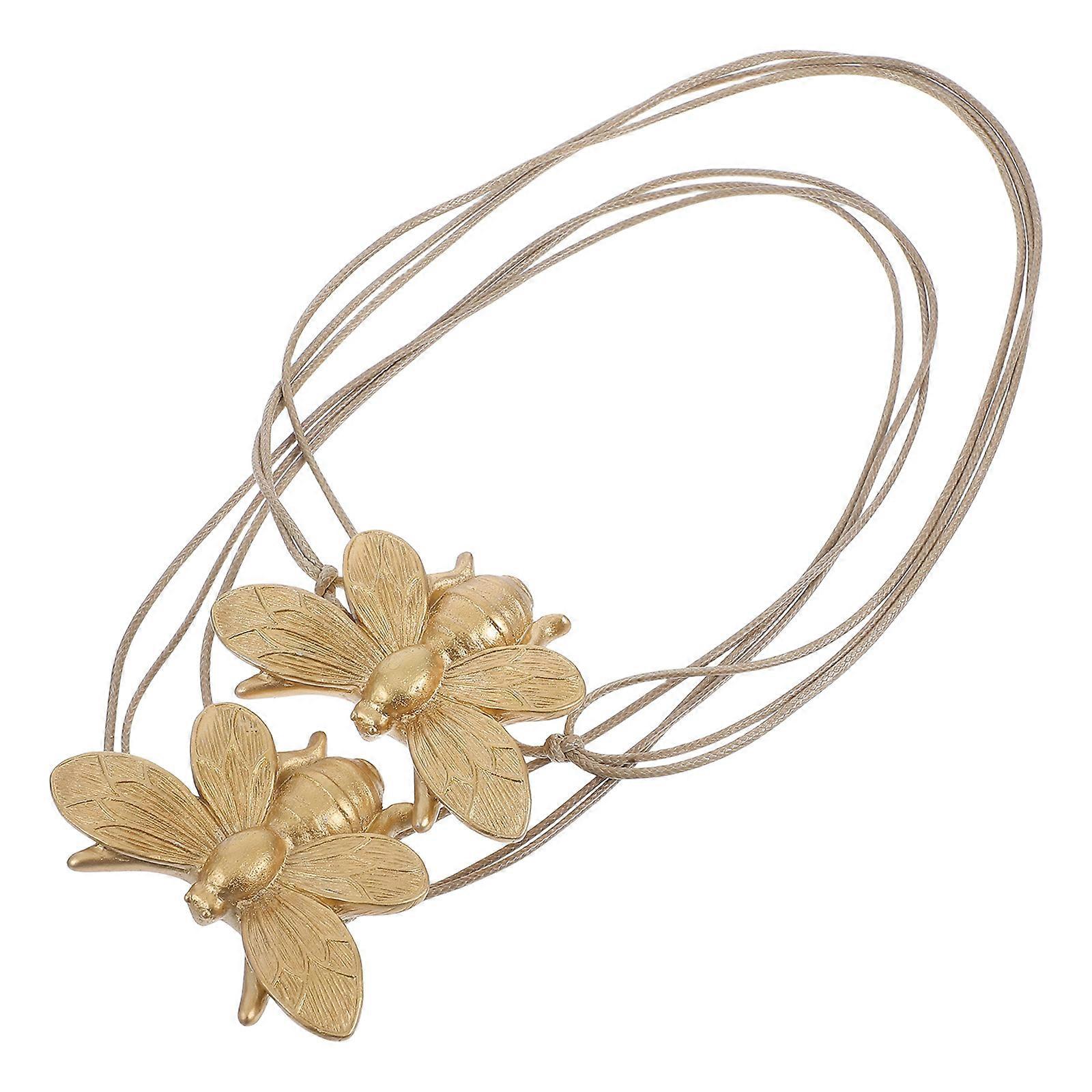 Magnetic Curtain Tie Back for Home 2Pcs Shape Buckle