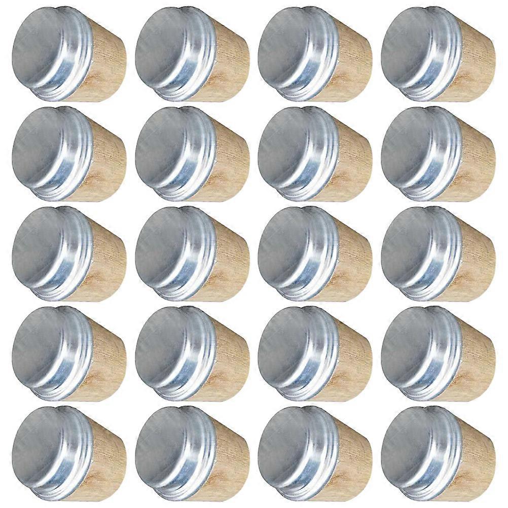 Wooden Bottle Stopper Insulation Bottle Stopper for 20Pcs Replacement