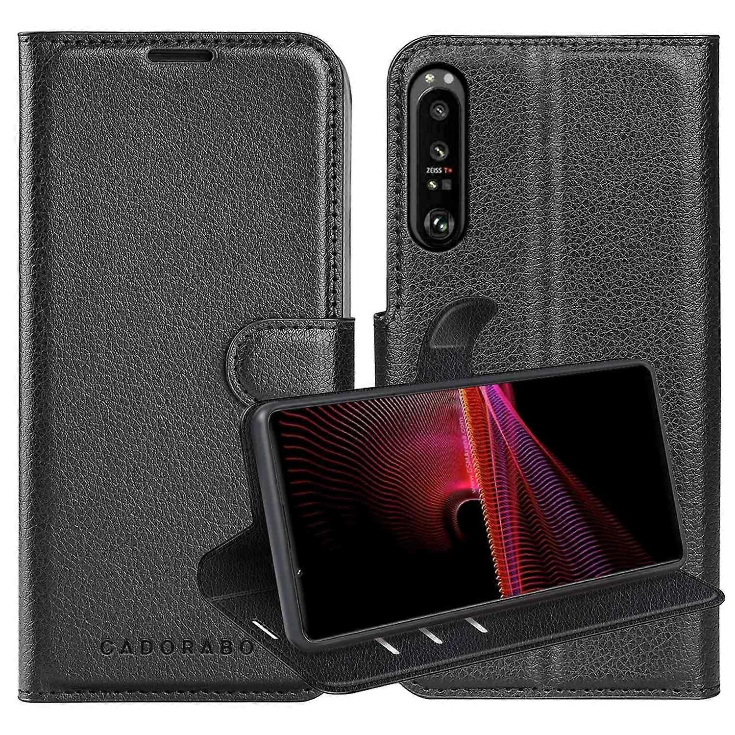 Sony Xperia 1 III Case - Protective Case with Card Slots and Stand Function