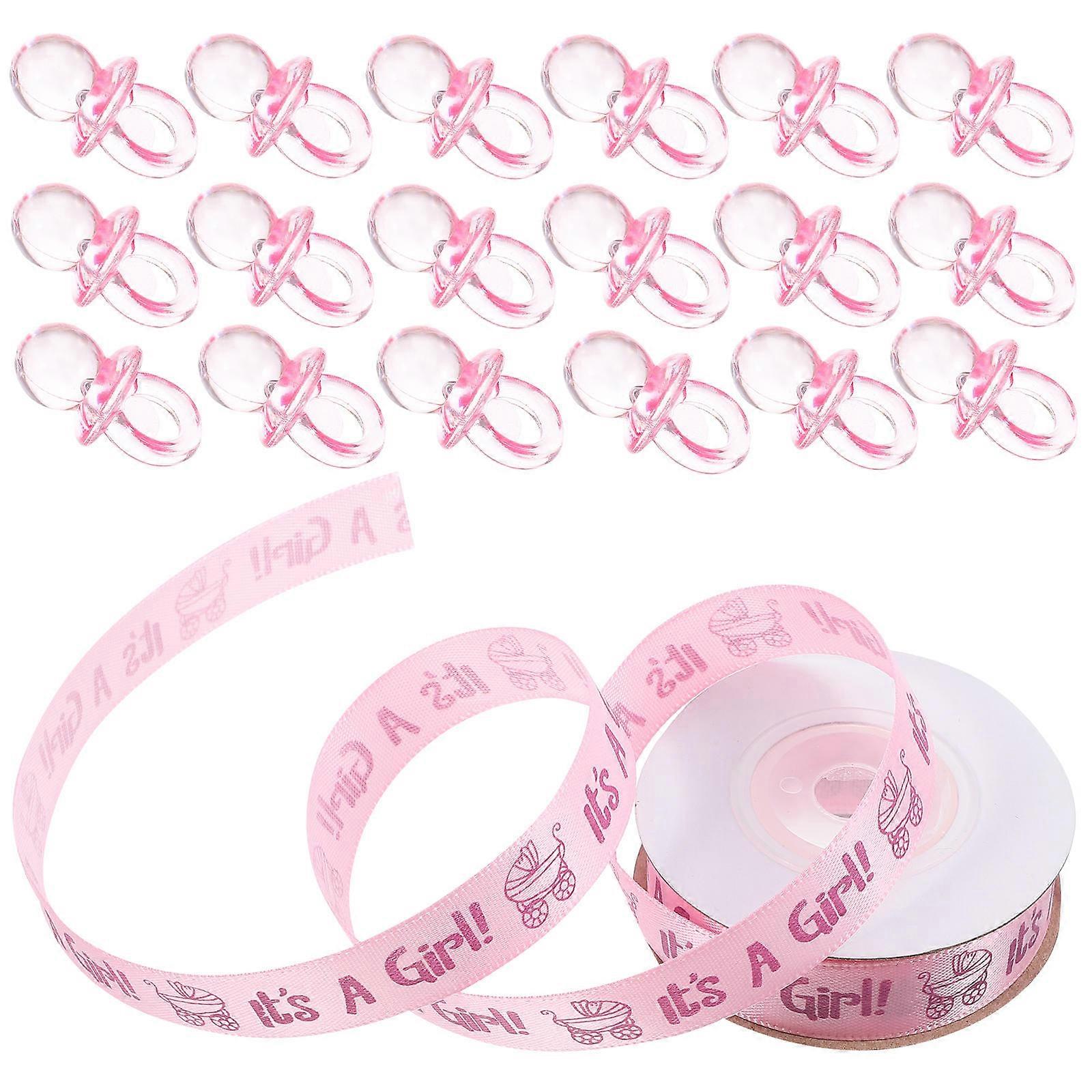 Acrylic Milk Pacifiers Mini for Baby Shower 100Pcs