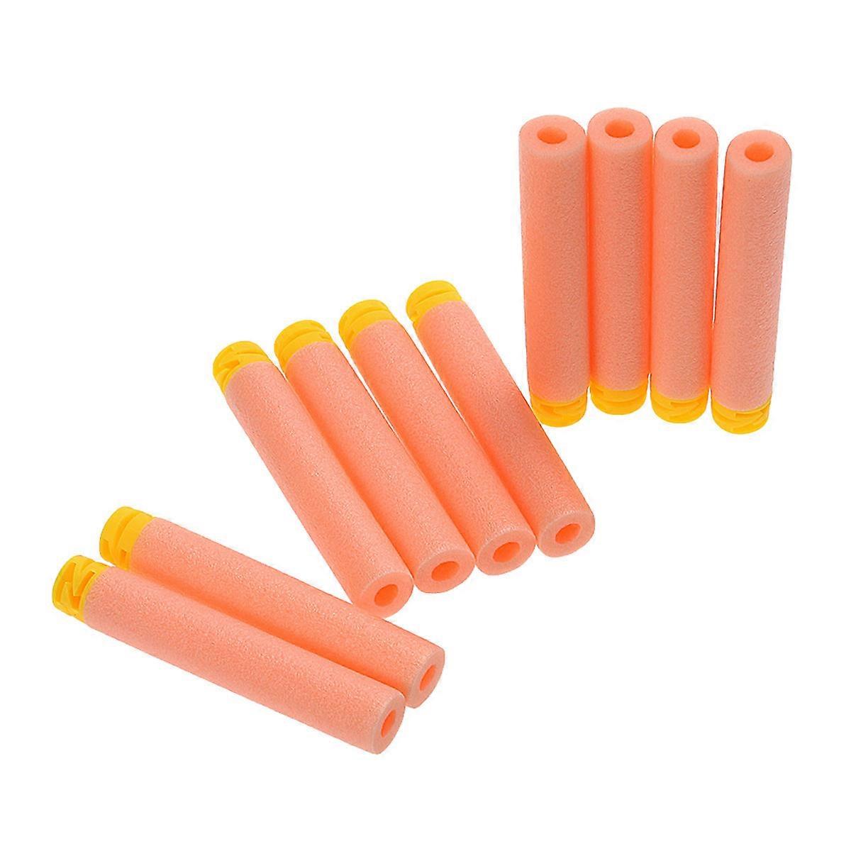 Soft Head Z Shape Darts for War Game Use 100Pcs Orange Toy Refill