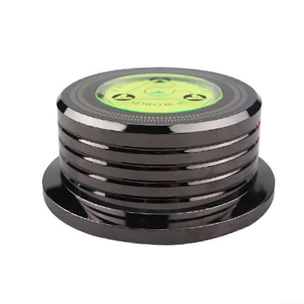 Stabilizer for LP Turntables, 60Hz Aluminum Design, Rose Gold Finish, Reduces Vibration and Improves Audio