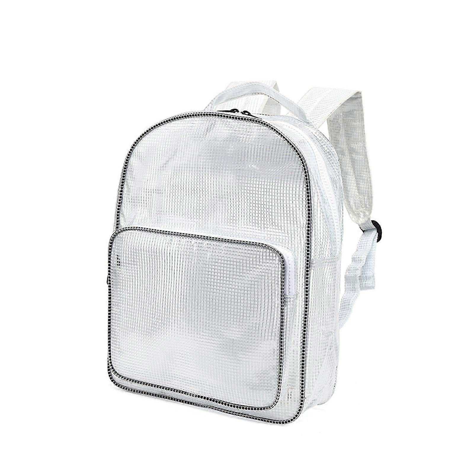 Transparent PVC Tool Backpack for Electricians with 40cm Capacity and Quick Inspection Design