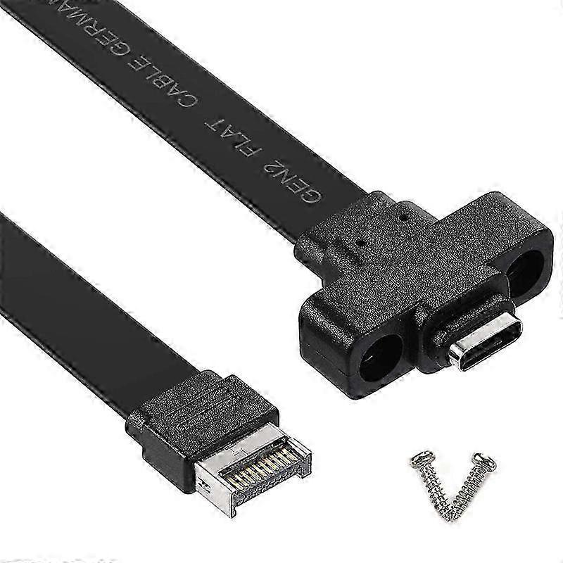 USB 3.1 Front Panel Type E to Type C Extension Cable ,Gen 2 (10 Gbit/S) Internal Adapter Cable,with szrh27