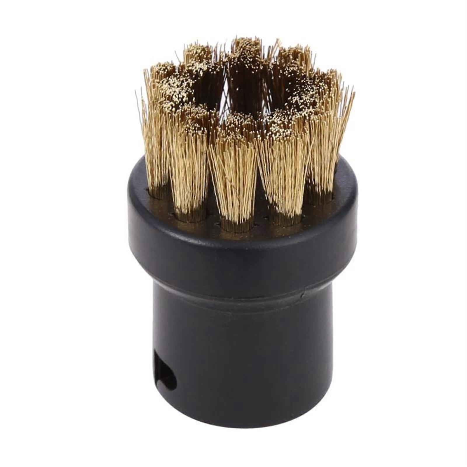 Steam Cleaner Brush Copper Round Replacement for SC1SC7 Quick Install Home Dust Removal