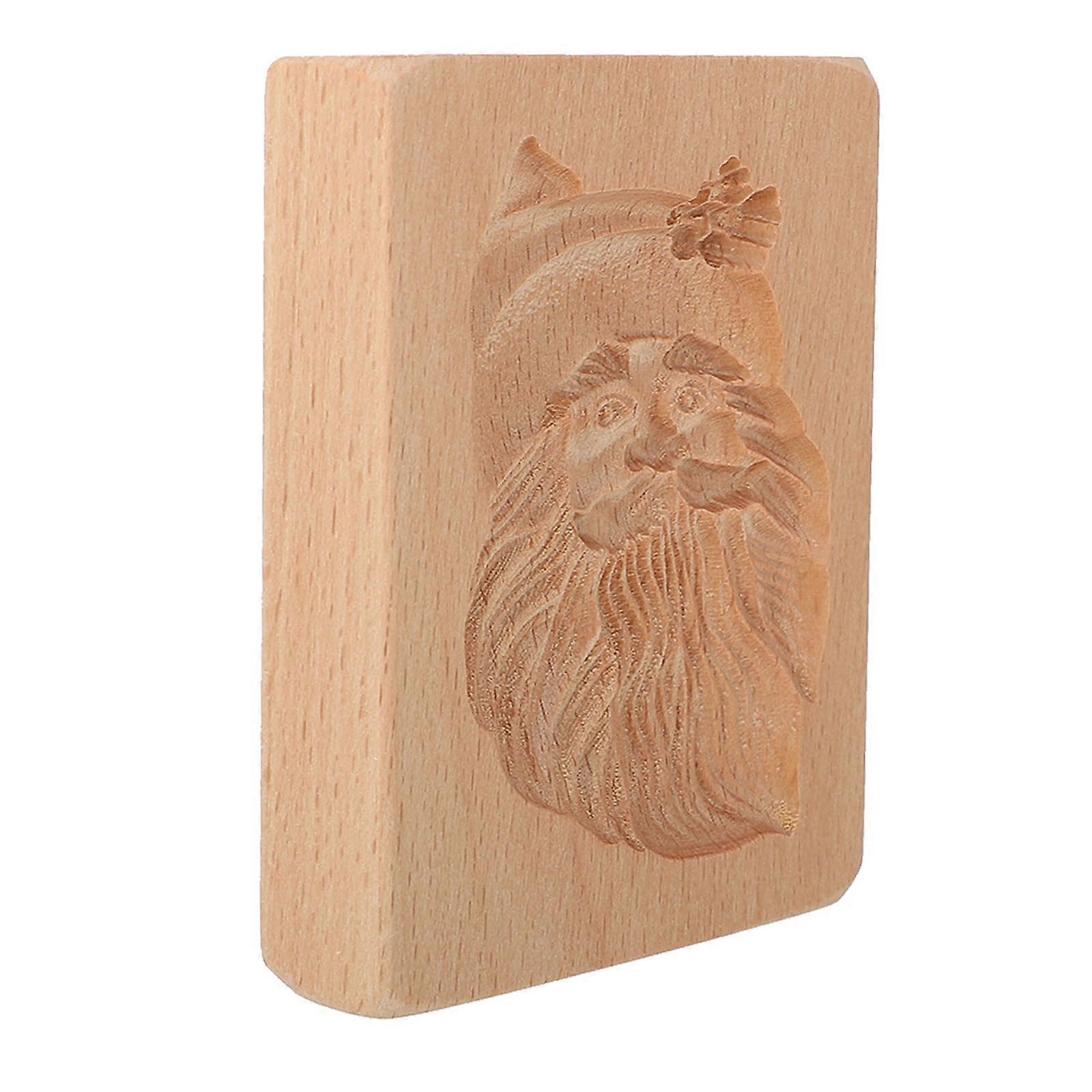 Unique Santa Claus Shape Baking Tool For Home Users In Khaki 1Pc