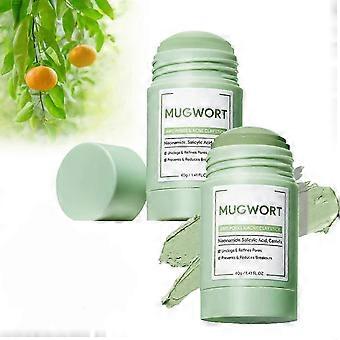 Maschera in stick all'artemisia 26-27, maschera all'argilla all'artemisia, maschera all'argilla all'artemisia anti-pori e acne, regola la produzione di sebo e sebo, per la rimozione dei punti neri da uomo a donna