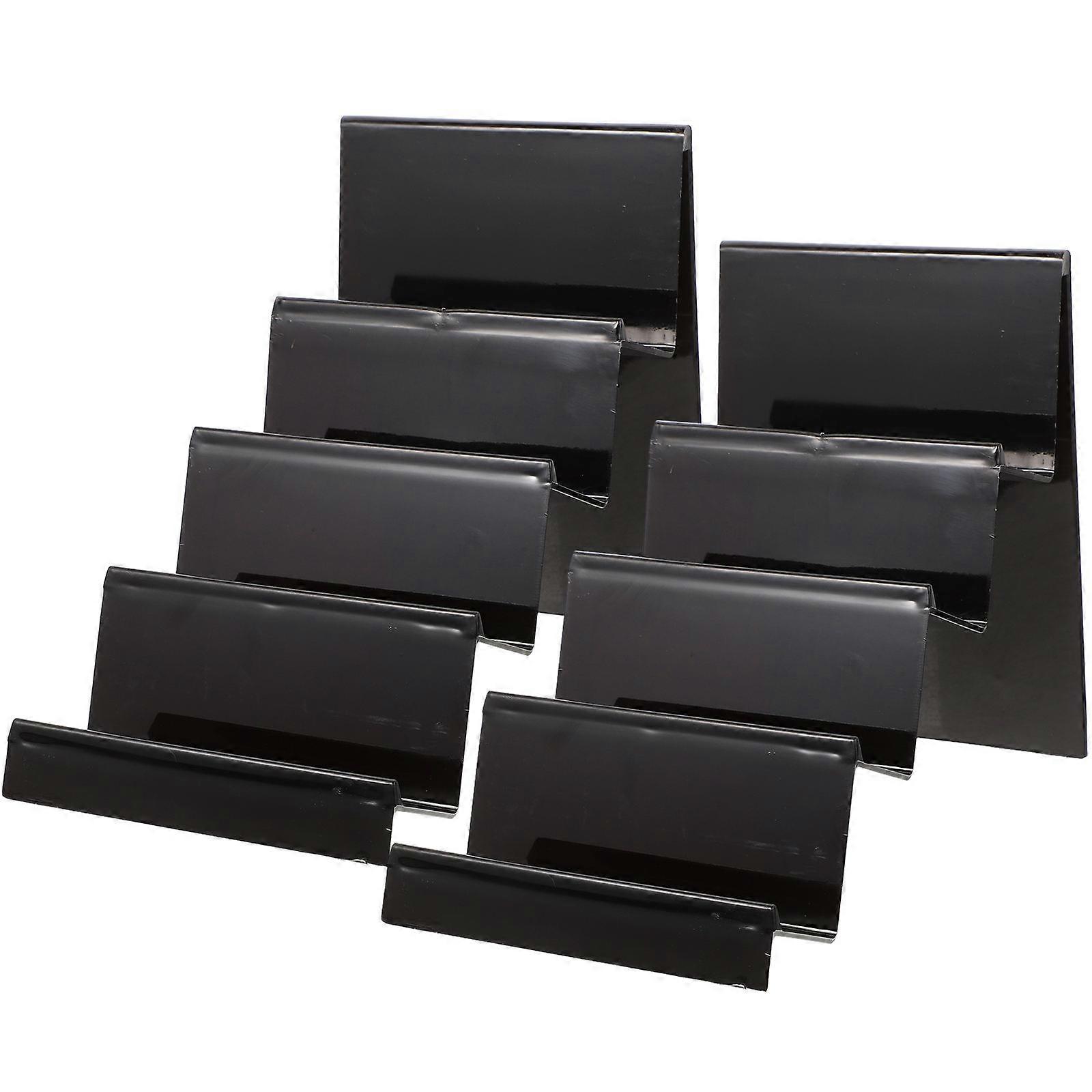 Black Acrylic Wallet Display Stand for Home Purse Rack 2Pcs