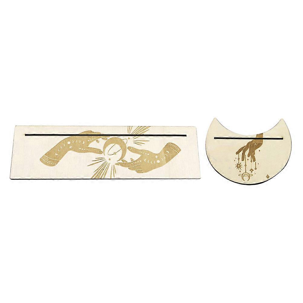 Tarot Card Stand for Divination Tool Featuring 5Sets Wooden Holders