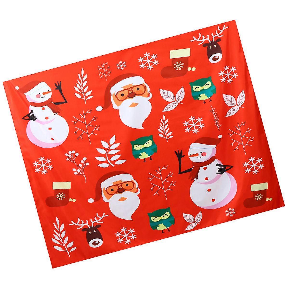 Table Protector Rectangular Red 180x140cm And Polyester Waterproof For Home Party And Restaurant 1Set