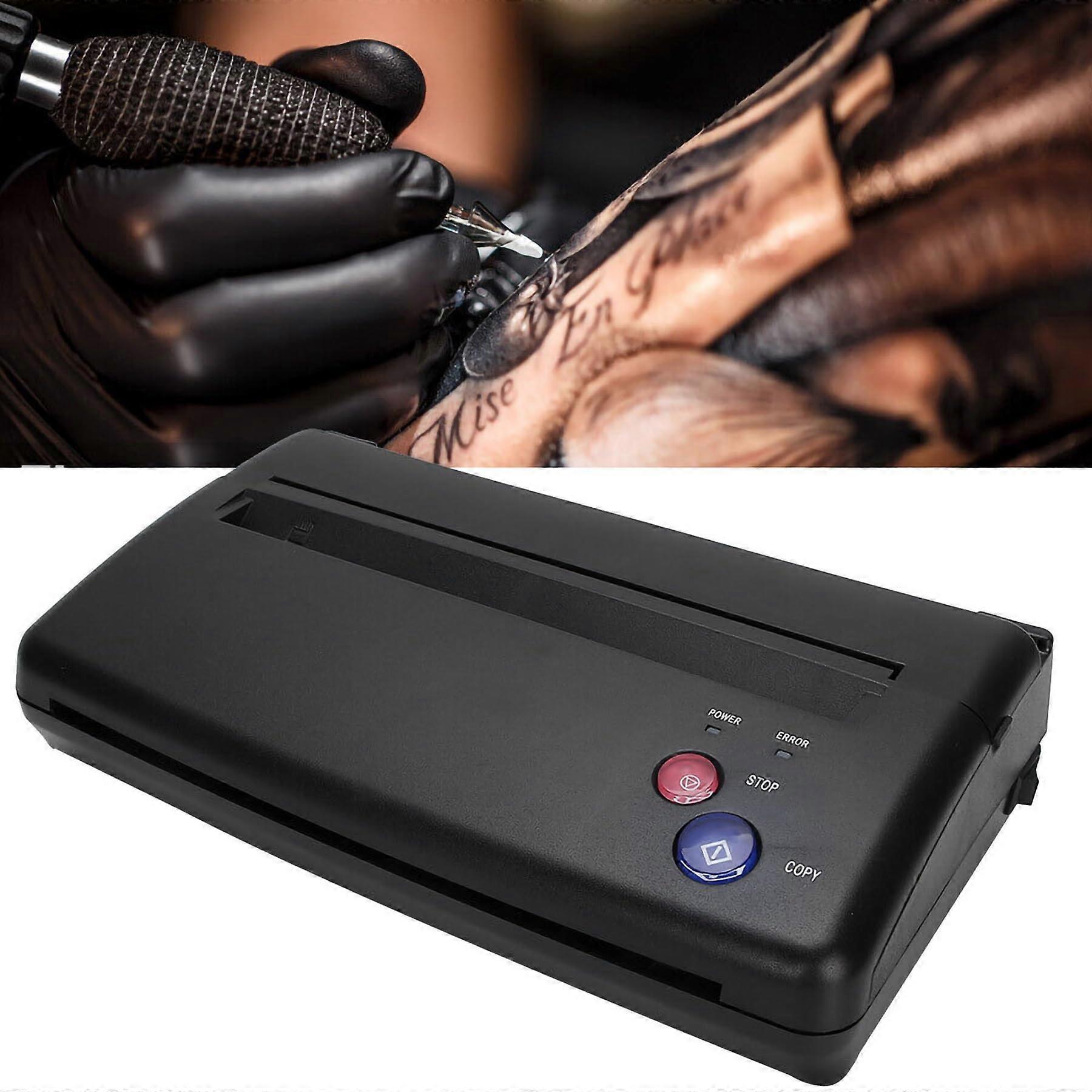 Tattoo Stencil Printer with Fast Printing, Low Noise, Dual Modes for Temporary and Permanent Tattoos