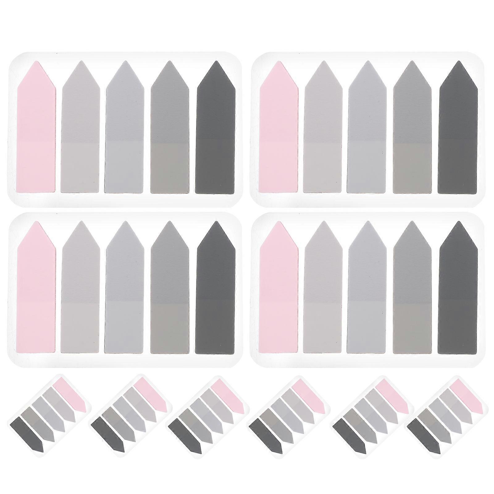 Adhesive Reading Markers Page Marker School Use Assorted Color Highlight Important Pages 10 Sets