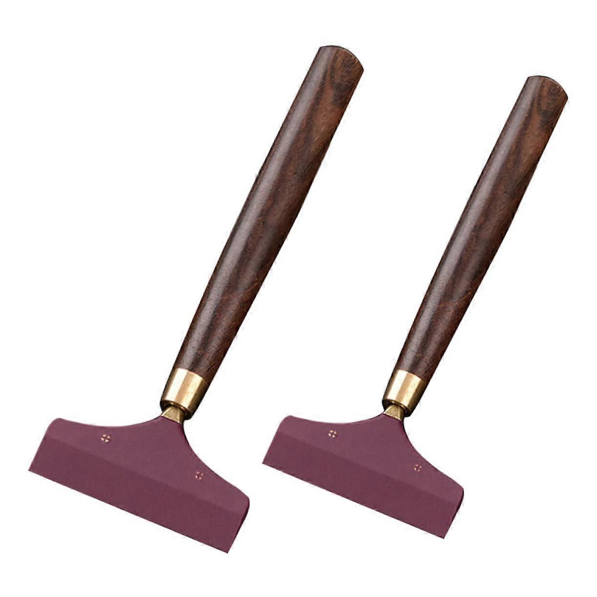 2pcs Silicone Tea Tray Scraper Cleaner with Nonslip Grip, Compact Size Easy to Clean for Kitchen