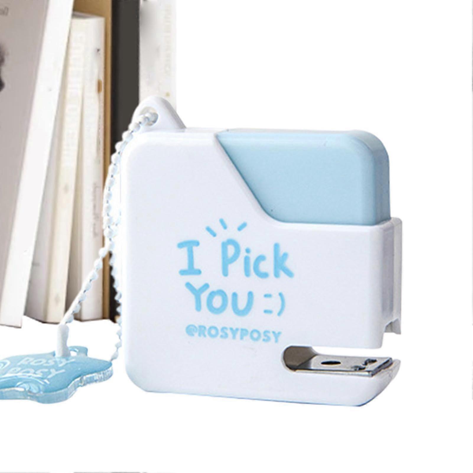 Mini Stapler Compact Cube Design for Office School Home Workspace with Staples